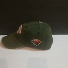  VINTAGE RARE MINNESOTA WILD HOCKEY ADJUSTABLE GREEN HAT CAP NHL EARLY YEARS *** — photo 3
