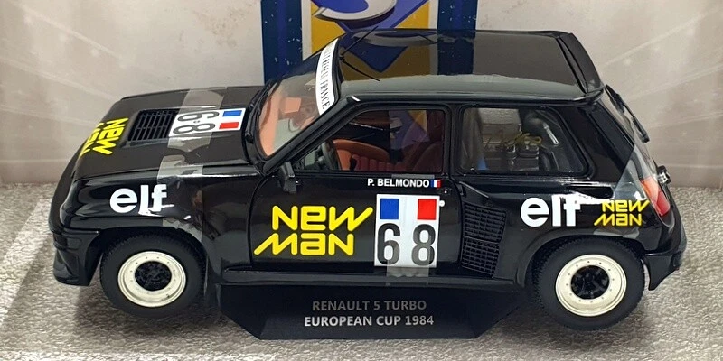 Solido 1/18 Scale Diecast S1801312 - Renault 5 Turbo #68 European Cup 1984 Black - Image 4 of 4