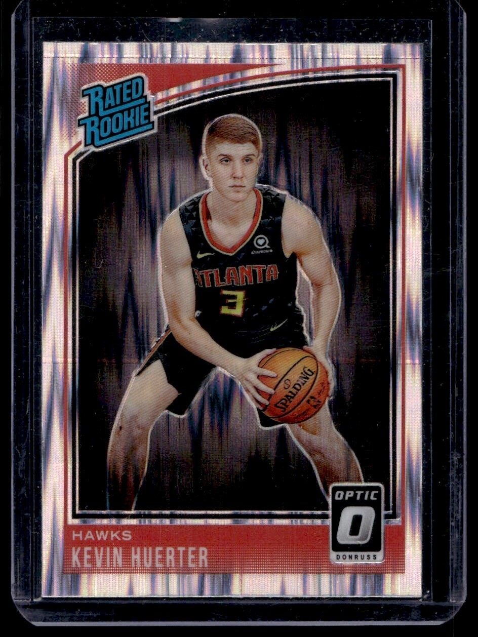 2018-19 Donruss Optic Shock Kevin Huerter Rookie Atlanta Hawks #184