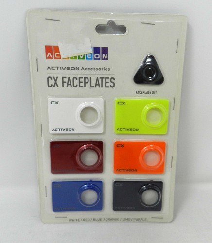 Activeon Accessories CX Faceplates 6 Colors (Black)