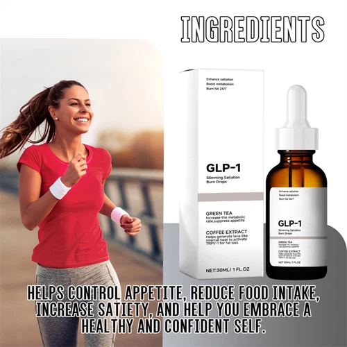 1-3PCS GLP-1 Weight Loss Fat Burner Drops Diet Supplement Slimming Drops 30ml - Picture 3 of 15