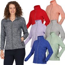 Regatta Womens Azaelia Breathable Full Zip Stretch Lightweight Fleece Jacket