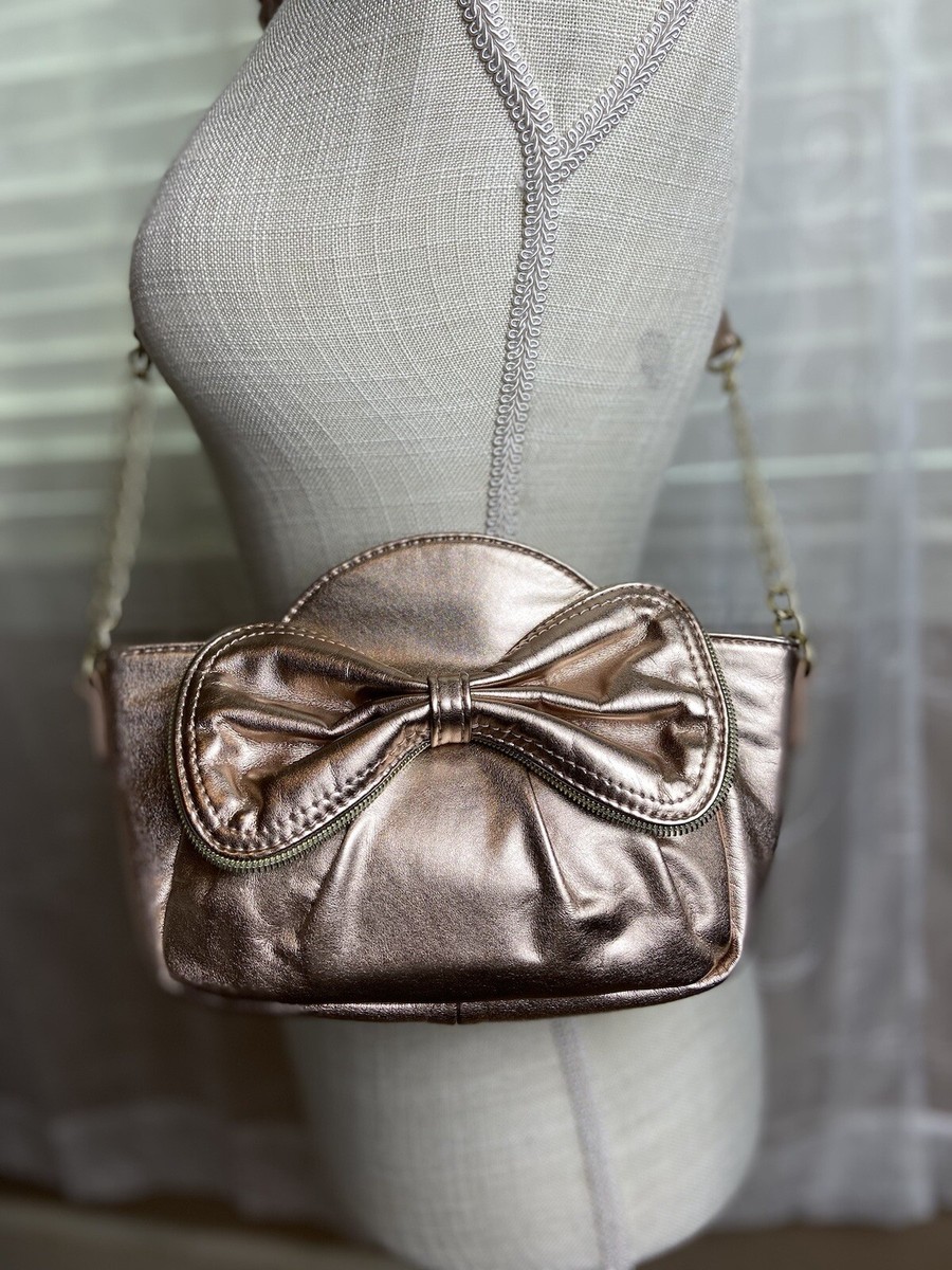 バッグ m Betsey Johnson Small Crossbody Bag with Large Bow on Front | eBay