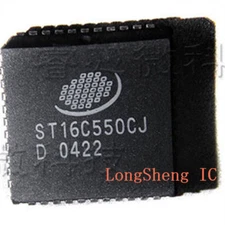 5pcs ST16C550CJ EXAR PLCC-44 ST16C550 UART IC New #E7