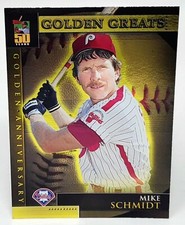 2001 Topps Mike Schmidt Golden Greats #GA3 Philadelphia Phillies Baseball