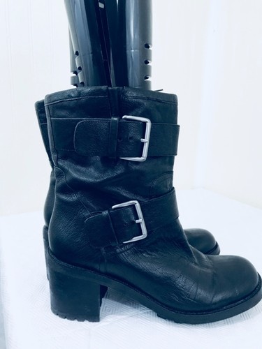 Sam Edelman Troy Leather Moto Boots 