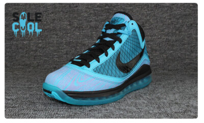 Nike Lebron VII GS Basketball Chlorine Blue Shoes CK0719-400