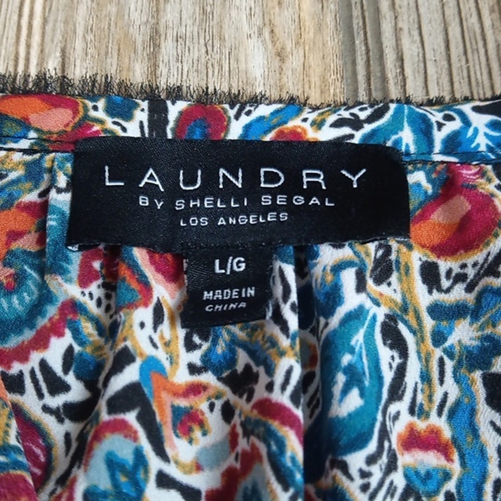 Colorful Trippy Eccentric Pattern Print Long Ball… - image 9