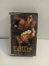 Vintage 1987 "Faith" by George Michael Cassette Tape OCT40867 Columbia Records