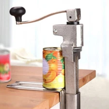 Commercial Can Opener Heavy Duty Stainless Steel Restaurant Kitchen Bench Tool