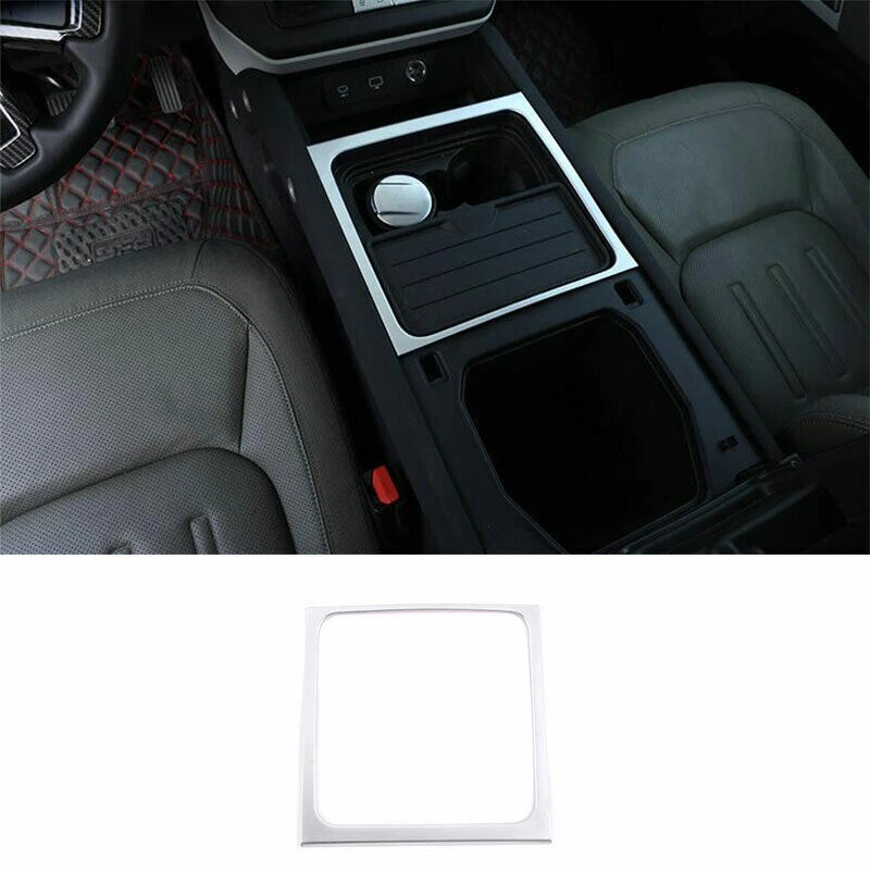 For Defender 2020-2022 Matte Silver Console Gear Storage Box Frame Cover Trim 1*