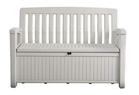 Keter Gartenbank >>Patio<< Mit Stauraum, Truhenbank Kissenbox Auflagenbox Bank