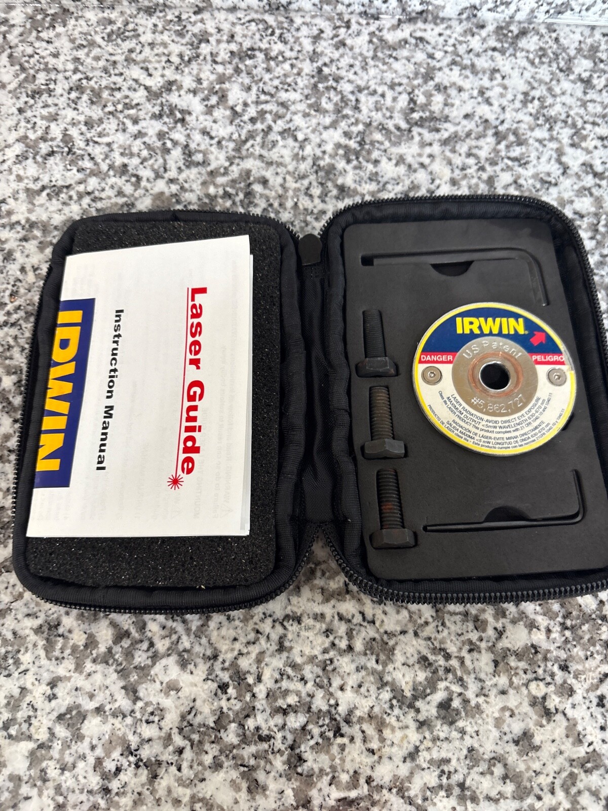 Irwin Miter Saw Laser Guide 5,862,727 with Case