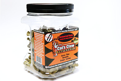 Cat s Claw Wire Fence Fasteners - Replaces the common Fence Staple and Hammer 