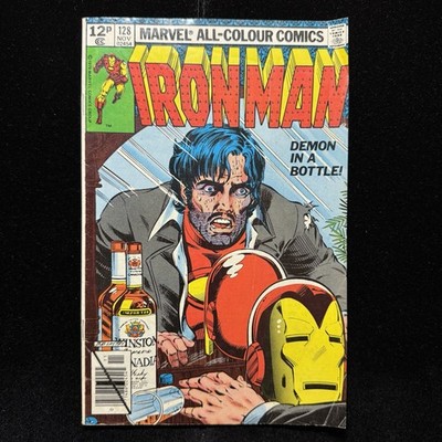 Iron Man 128 - Iconic Cover Art By Bob Layton - Bronze Age Marvel Comics 1979