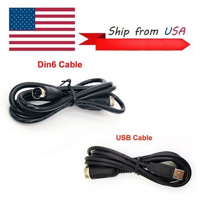 For Thrustmaster TH8A Connection Din6-USB Cable adapter line Fit TSSH TSSH+ US