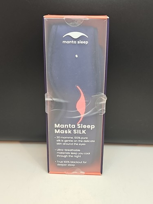 #ad Manta Silk Sleep Mask Premium 30 Momme 100% Mask Blackout Comfort 0 pressure $36.45
