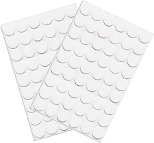 Self-Adhesive Screw Hole Stickers PVC Cover Caps Dustproof for Wooden White