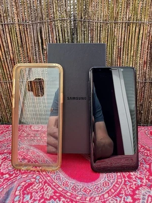 Samsung Galaxy S9 SM-G960F/DS 64GB Midnight Black-Duos - Bild 1 von 4