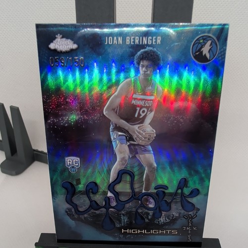 Joan Beringer 2025-26 Topps Chrome Cactus Jack Utopia Blue Refractor /150