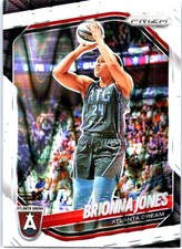 2025 Panini Prizm WNBA #107 Brionna Jones White Seismic Prizms