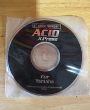 Sonic Foundry Acid XPress For Yamaha Accessory CD-ROM for Windows 2001 in Sleeve