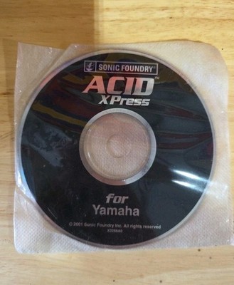 Sonic Foundry Acid XPress For Yamaha Accessory CD-ROM for Windows 2001 in Sleeve
