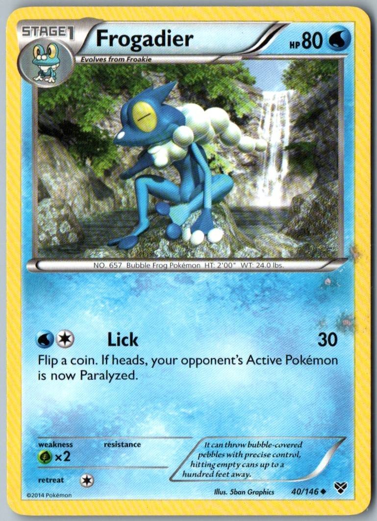 Frogadier Uncommon XY Base Set 40/146 NM