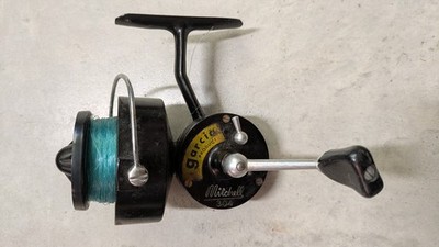 Vintage Garcia Mitchell 300 & 304 Fishing Spinning Reels - Made in