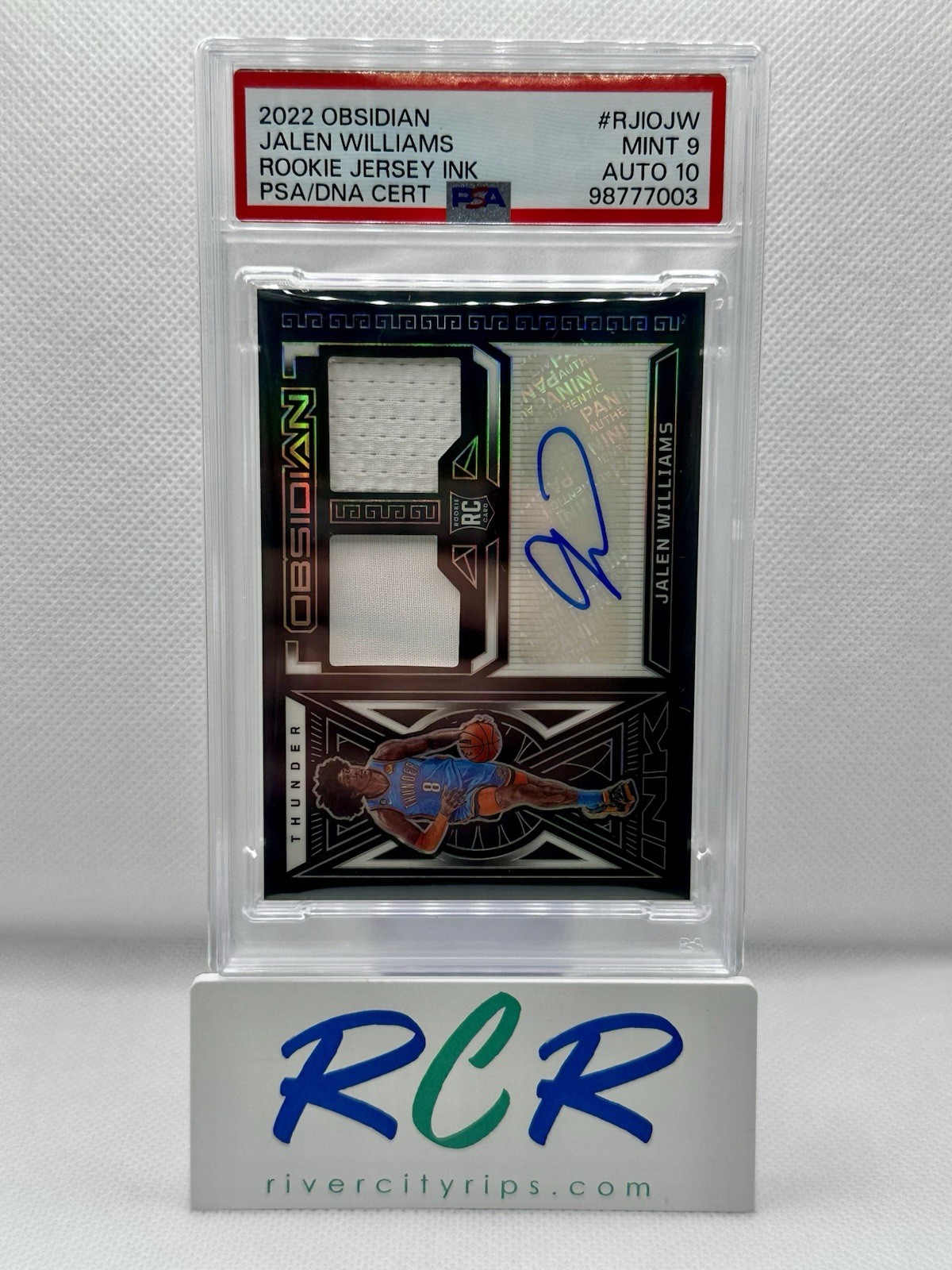 Jalen Williams 2022 Obsidian #TBD Rookie Jersey Ink /99 Price 