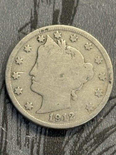 1912 D Liberty V Nickel. Semi Key Better Date. You Grade! Old US 5¢ Coin! Vee L5