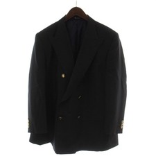 Mens Aquascutum Aquascutum Tailored Jacket Blazer 102BB6 Black Long Sleeve Doubl