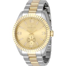 Invicta Specialty Quartz Gold Dial Men's Watch 49388