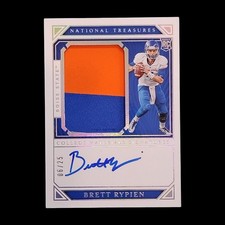 2019 Panini NT Collegiate Patch Autograph /25 Brett Rypien Boise State