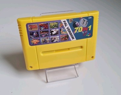 SNES Super Nintendo, 70 In 1, PAL Version