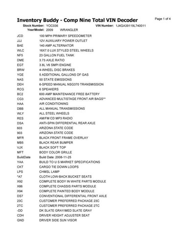 Transfer Case VIN W 6th Digit Jk Body 3.6L Manual Fits 07-18 WRANGLER 29234486 - Picture 11 of 12