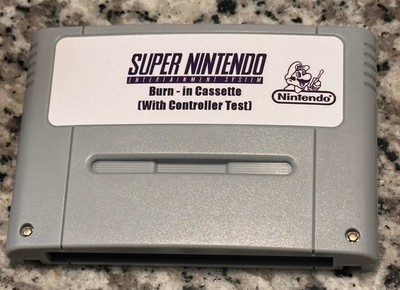 SFC Super Famicom Burn-In Test Cartridge