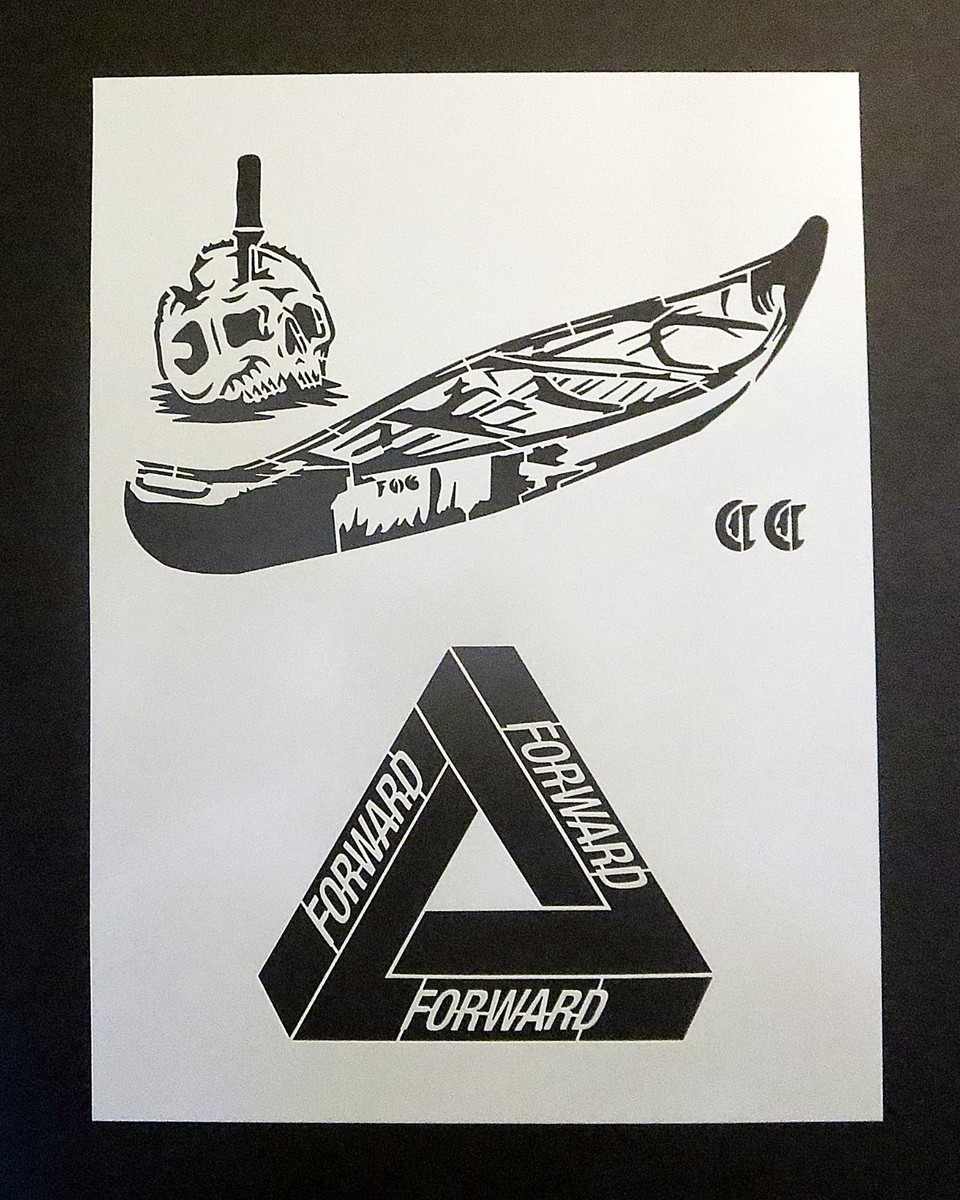 FORWARD OBSERVATIONS GROUP V2 STENCILS FOG CORPORATE CANOE