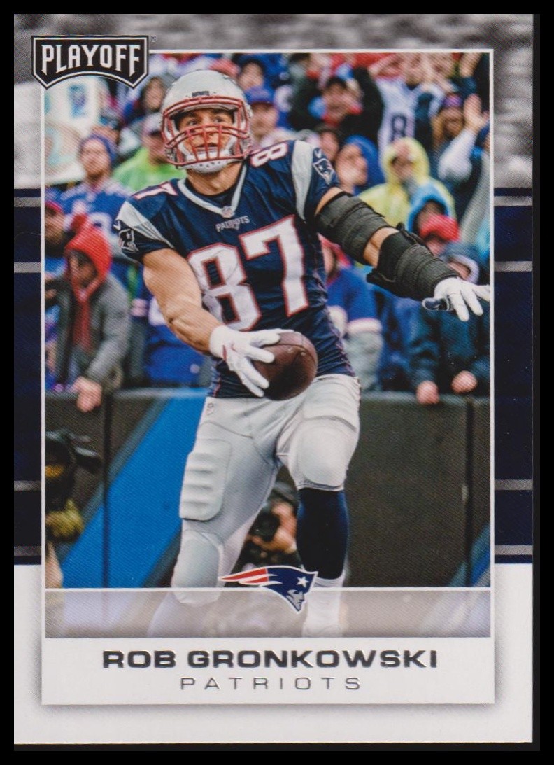 2017 Panini Playoff #55 Rob Gronkowski