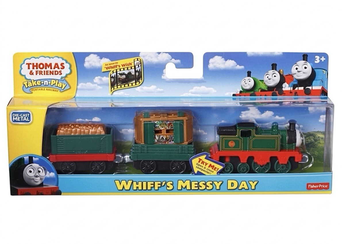 Thomas & Friends Take-n-Play, Whiff's Messy Day Pack—3-piece Set