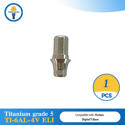 Digital Ti-base Abutment CAD/CAM compatible with Osstem platform Mini / Regular