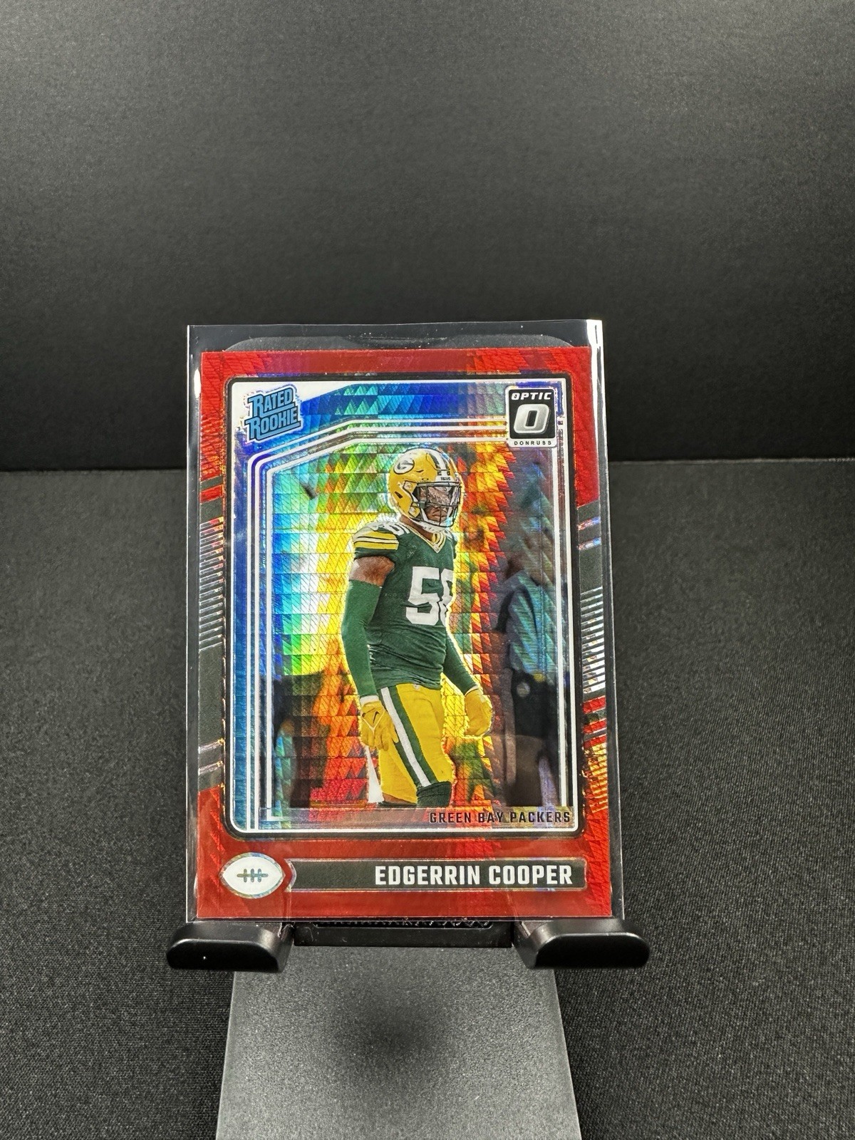 2024 Donruss Optic Rated Rookie Red Hyper Edgerrin Cooper #231 Packers (RC)