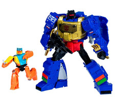 G2 Universe Grimlock with Autobot Wheelie Leader Class   Transformers  Age of th