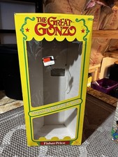 The GREAT GONZO Fisher Price 1982 Jim Henson Muppets Plush Doll Figure BOX ONLY