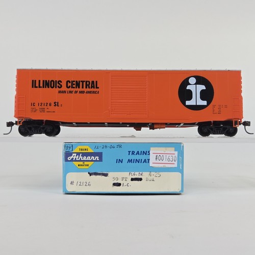 Athearn escala HO Illinois Central IC #12126 50' puerta enchufable vagón línea principal media | Condition: New