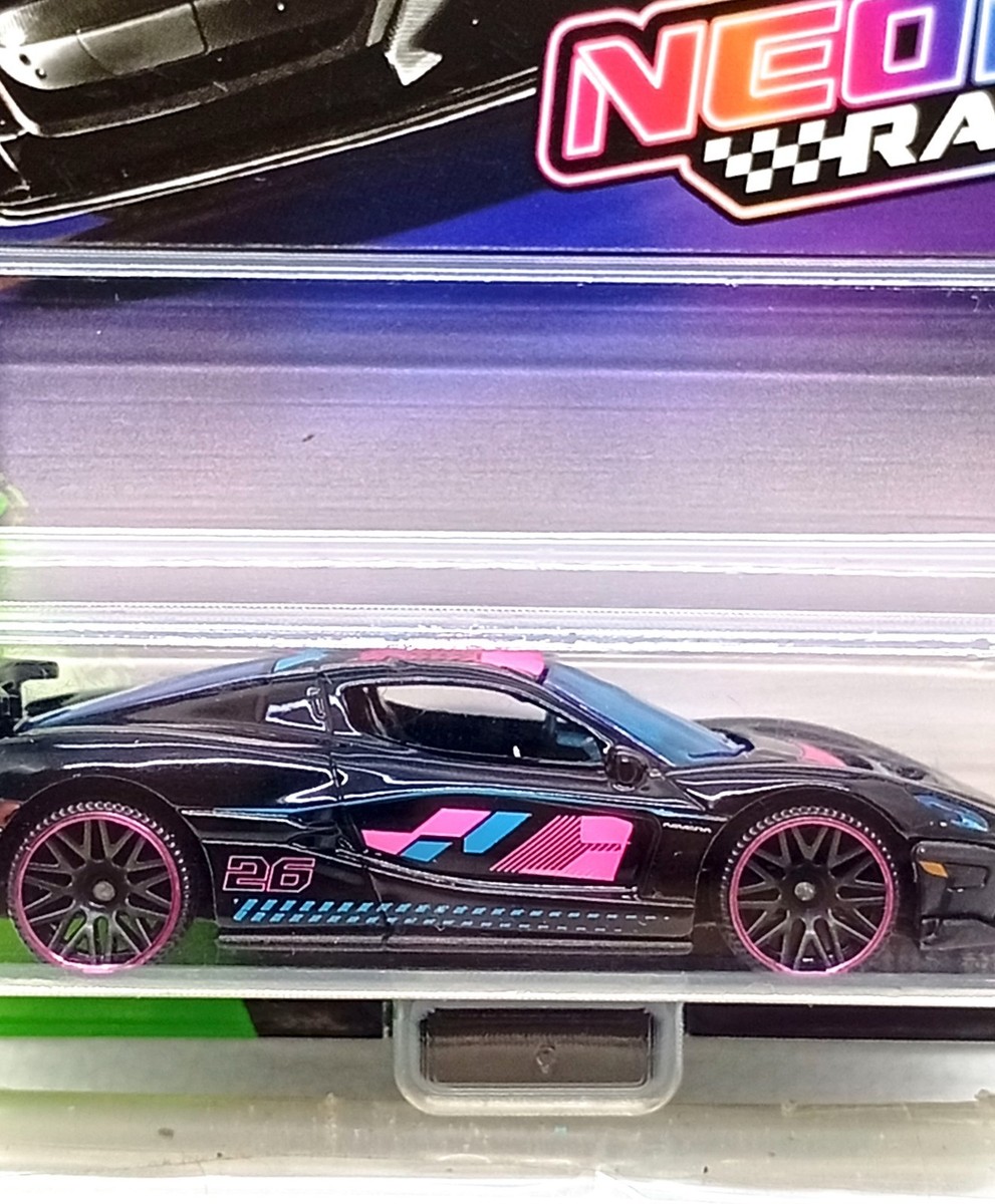 Majorette Rimac Nevera Neon Racer Black / Pink 1:64 3