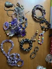 Vintage Costume Jewelry Earrings, Necklaces, Bracelet Mixed Lot