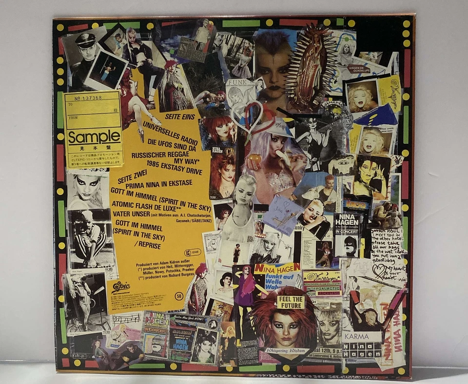 Nina Hagen - In Ekstase RARE PROMO!!!! - JAPAN - Vinyl - 283P-605 Foto 2 de 4