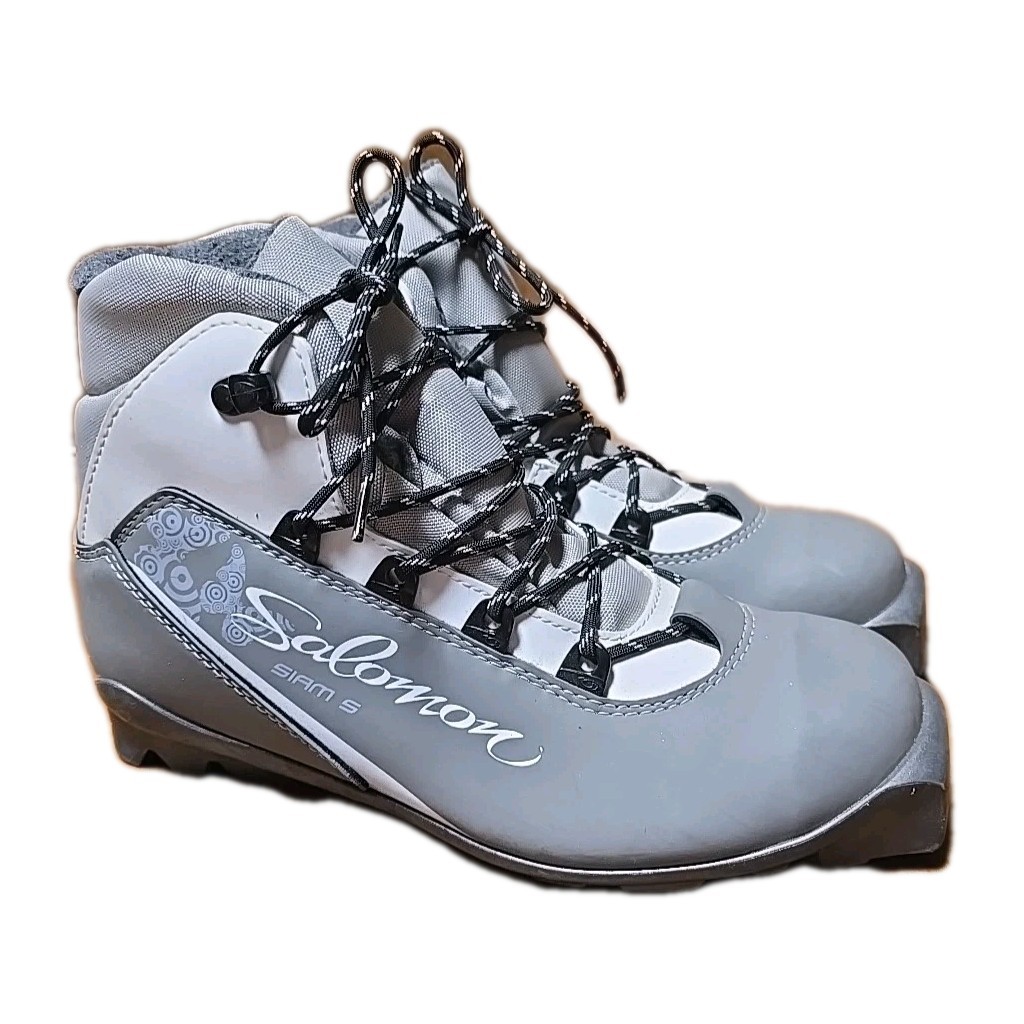 Scarponi da sci Salomon Siam 5 534928 grigio fondo snowboard donna taglia 7