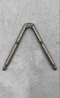 HMO Silver-Tone Metal Ornate Handheld Nut & Shell Cracker And Pick — photo 2